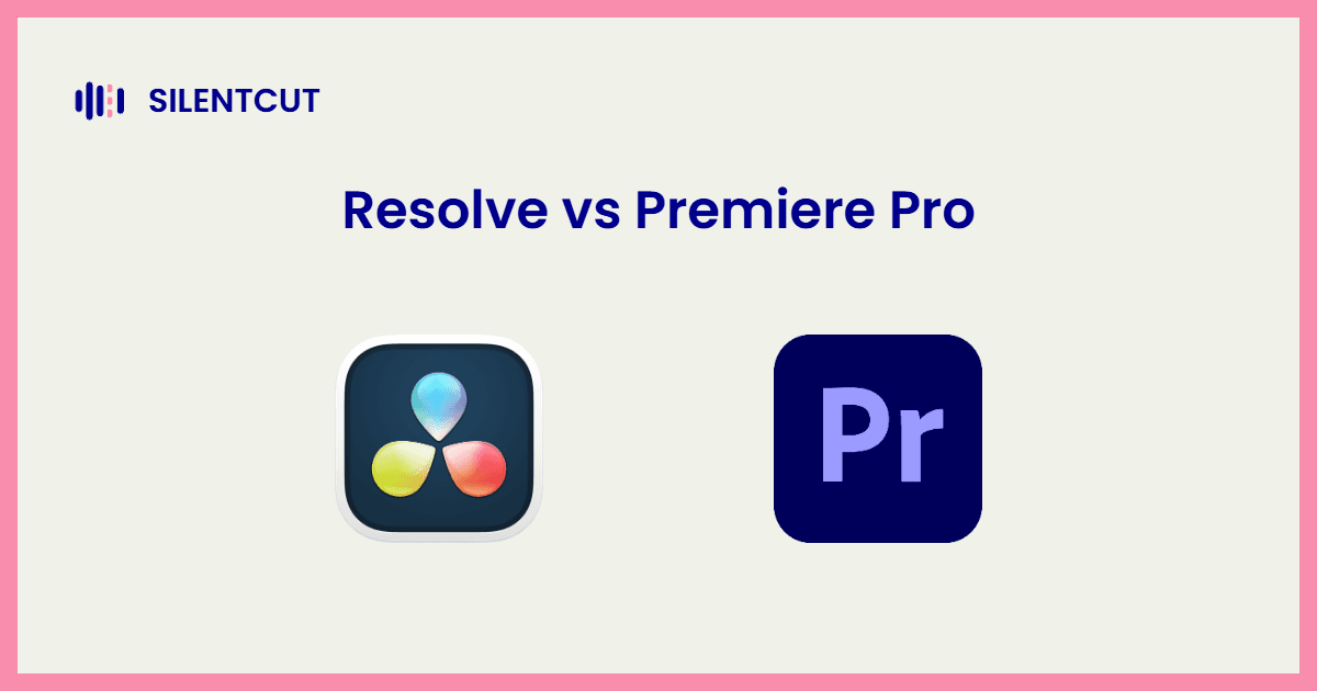 Blog cover card showing the Premiere Pro and DaVinci Resolve icons side by side