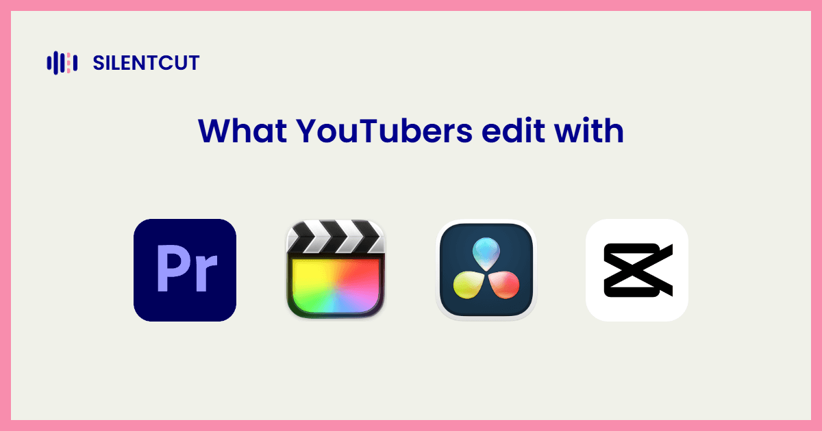 Blog cover card showing the icons of the editors YouTubers use most